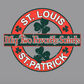 My Two Favorite Saints, St. Louis & St. Patrick (Grey) Hoodie
