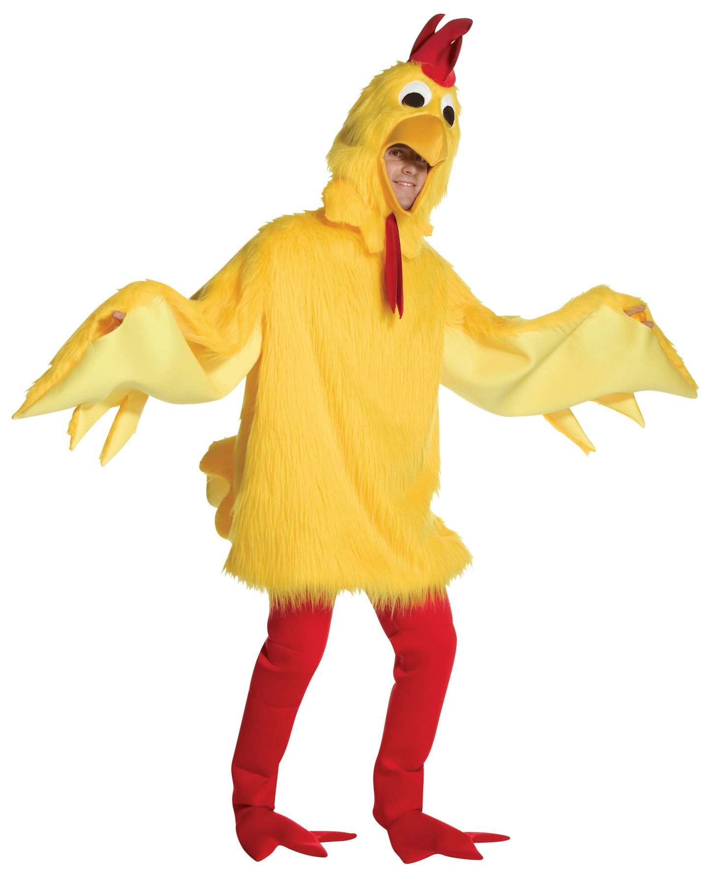 Adult Fuzzy Chicken Costume - Standard Size