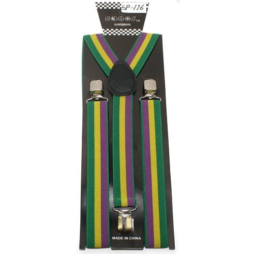 Suspenders: Mardi Gras