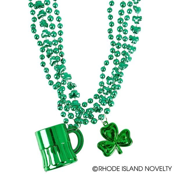 St. Pat's Shamrock Asst. Beads (72.ct)