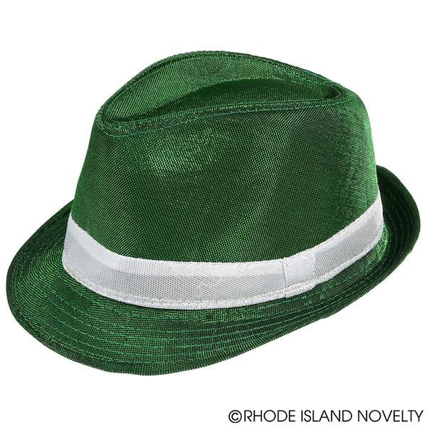 Another angle of the dark green St. Patty's Day fedora. 