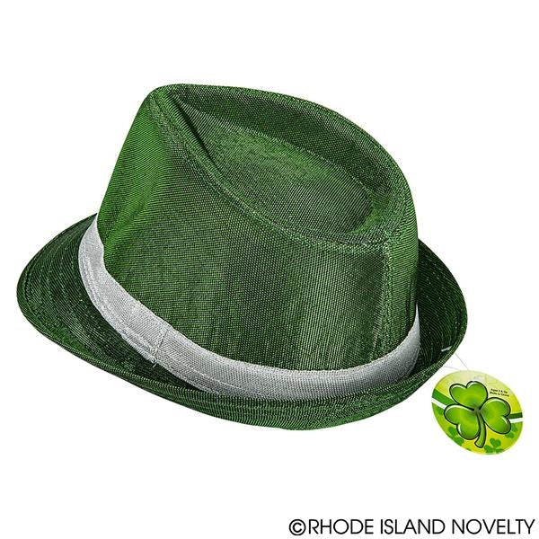 The back view of the St. Patrick's Day hat. 