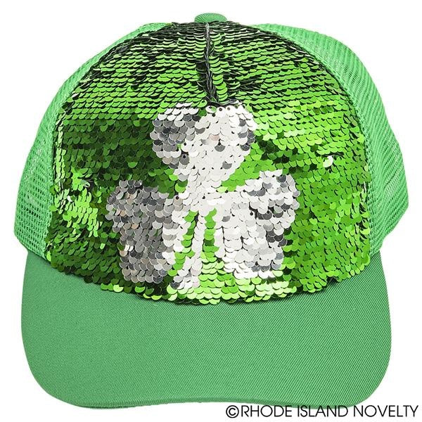 St. Pat's Day Flip Sequin Trucker Hat