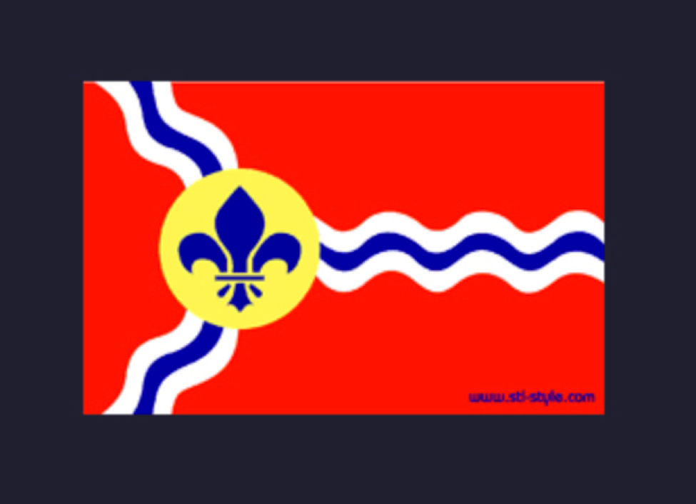STL City Flag Magnet