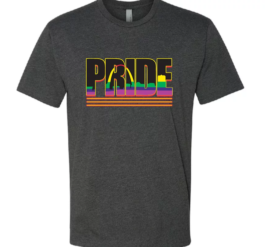 T-Shirt: STL Skyline Pride