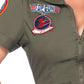 Women's Plus Size Top Gun Flight Dress Costume