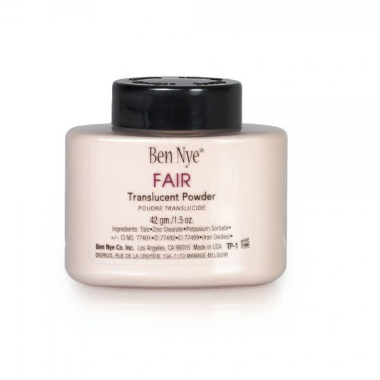 Ben Nye Fair translucent powder in a 1.5 oz container.
