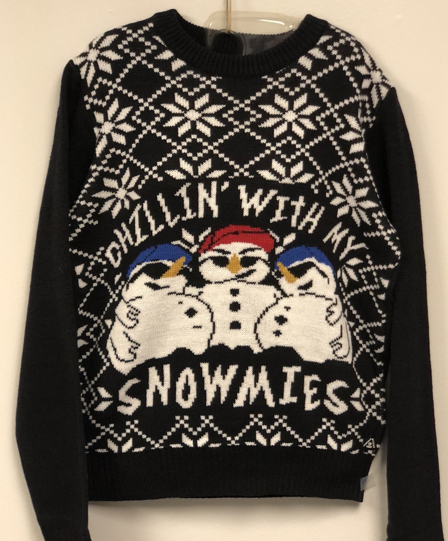 Men's Christmas Sweater: Snowmies
